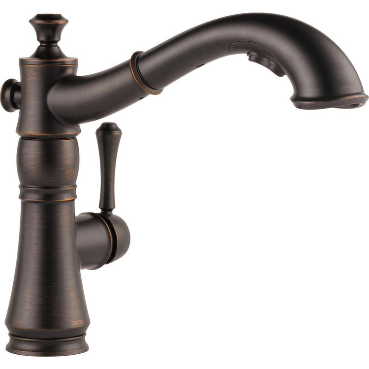 Delta Cassidy Single Handle Pull Out Kitchen Faucet