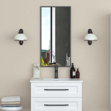 Bain Signature Bain Signature Parma Black 24" x 32" Mirror