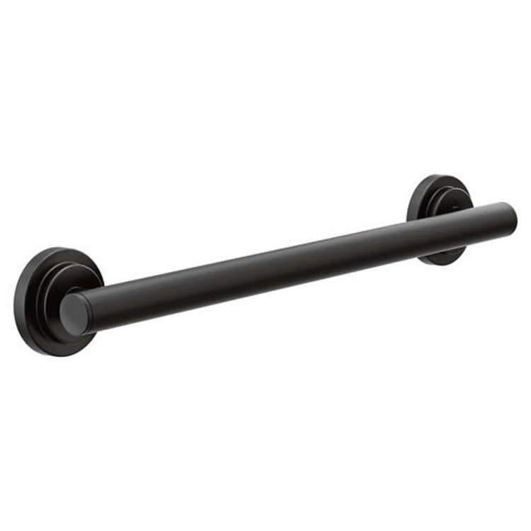 Moen Moen Iso 18" Matte Black Grab Bar