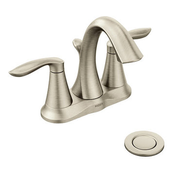 Moen Moen Eva 4"cc Brushed Nickel Lav Faucet