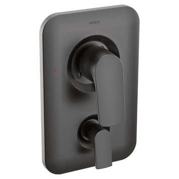 Moen Moen Rizon Matte Black Posi-Temp Diverter TRIM ONLY