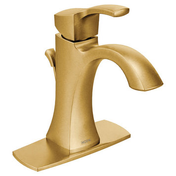 Moen Moen Voss Brushed Gold Single Handle Lav Faucet
