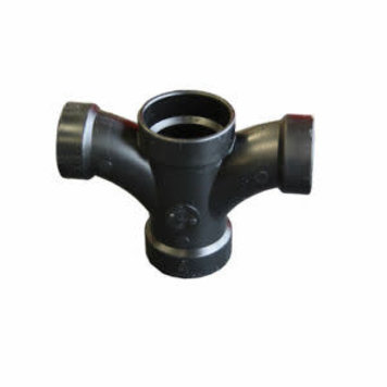 2" ABS x 1-1/2" Double Tee WYE