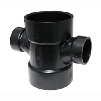 3" x 1 1/2" ABS Double Tee Wye