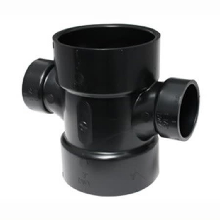 3" x 1 1/2" ABS Double Tee Wye