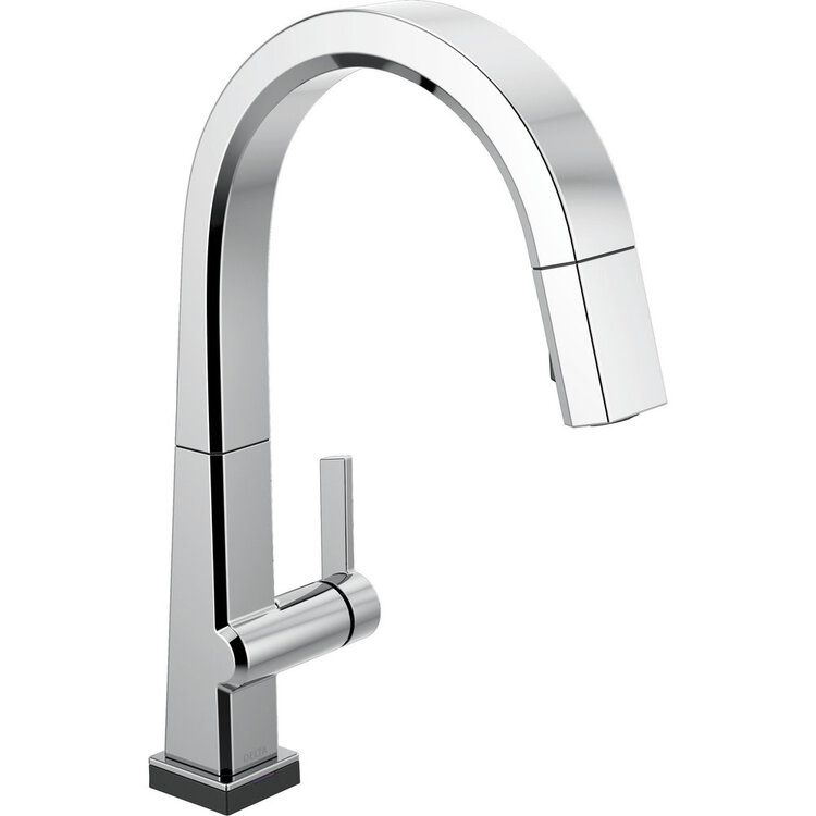 DELTA PIVOTAL CHROME PULL DOWN KIT FAUCET w TOUCH
