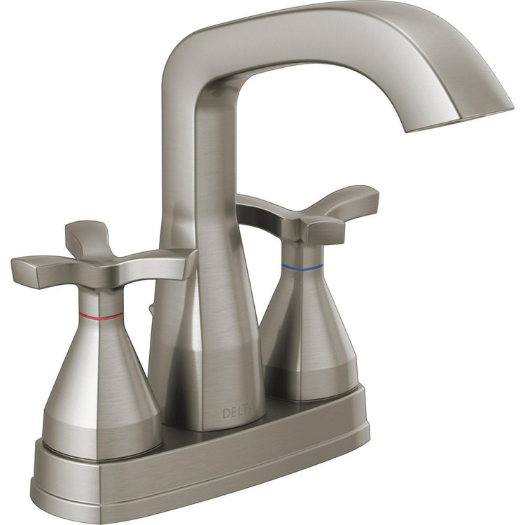 Delta Stryke Centerset Lavatory Faucet Cross handles