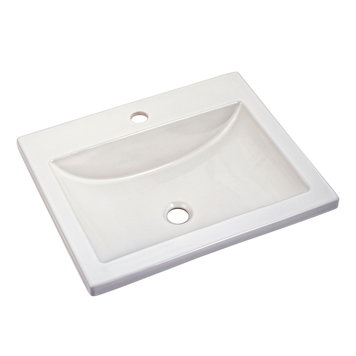 American Standard American Standard Studio Drop-In Sink w/ Single Hole- White (8"cc in Stock)