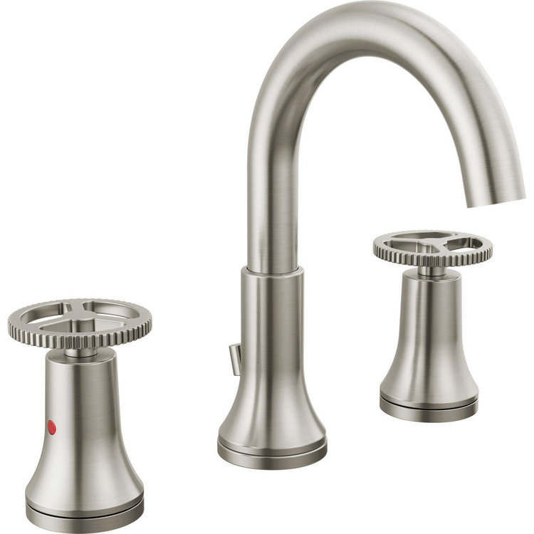 Delta Trinsic Round Handle Widespread Lavatory Faucet