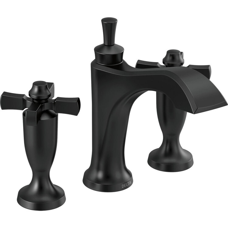 Delta Dorval Widespread Lavatory Faucet cross handles