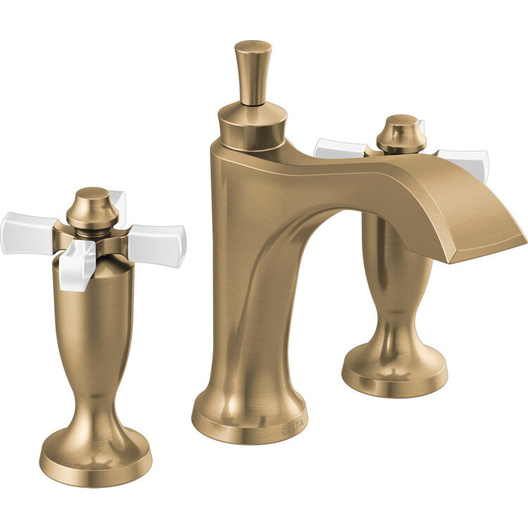 Delta Dorval Widespread Lavatory Faucet cross handles