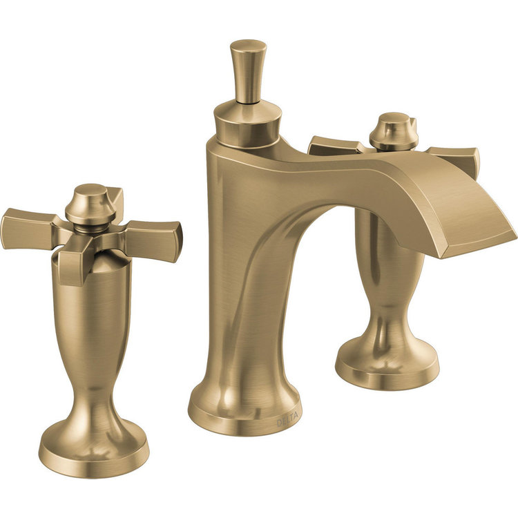 Delta Dorval Widespread Lavatory Faucet cross handles