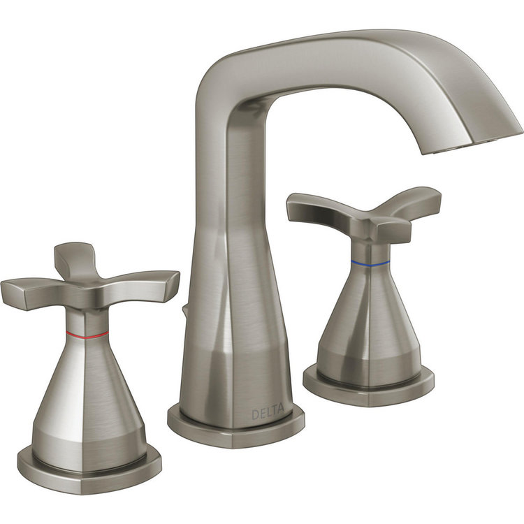 Delta Stryke Widespread Lavatory Faucet Cross Handles