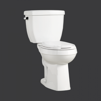 Contrac Contrac Caven Right Height Round Toilet White