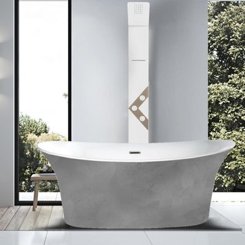 Bain Signature Bain Signature Vivian 66" Freestanding Tub- Slate