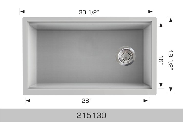 Bosco Bosco Granite Workstation Sink 30"