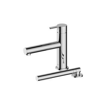 Tenzo Tenzo Pro Mylo 2pc Deckmount Tub Filler Matte Black