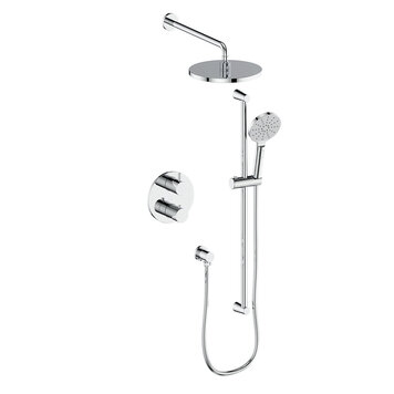 Vogt Vogt Worgl - 2-Way Thermostatic Shower Kit- Handheld And 10" Rainhead