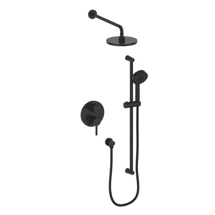 Vogt Vogt Worgl - 2-Way Pressure Balanced Shower Kit- Handshower And 8" Rainhead