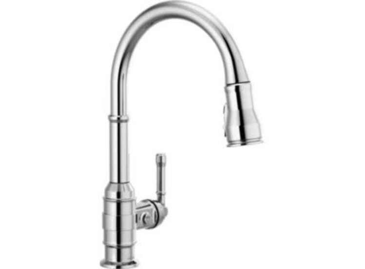 Delta Broderick Single Handle Pull-Down Kitchen Faucet