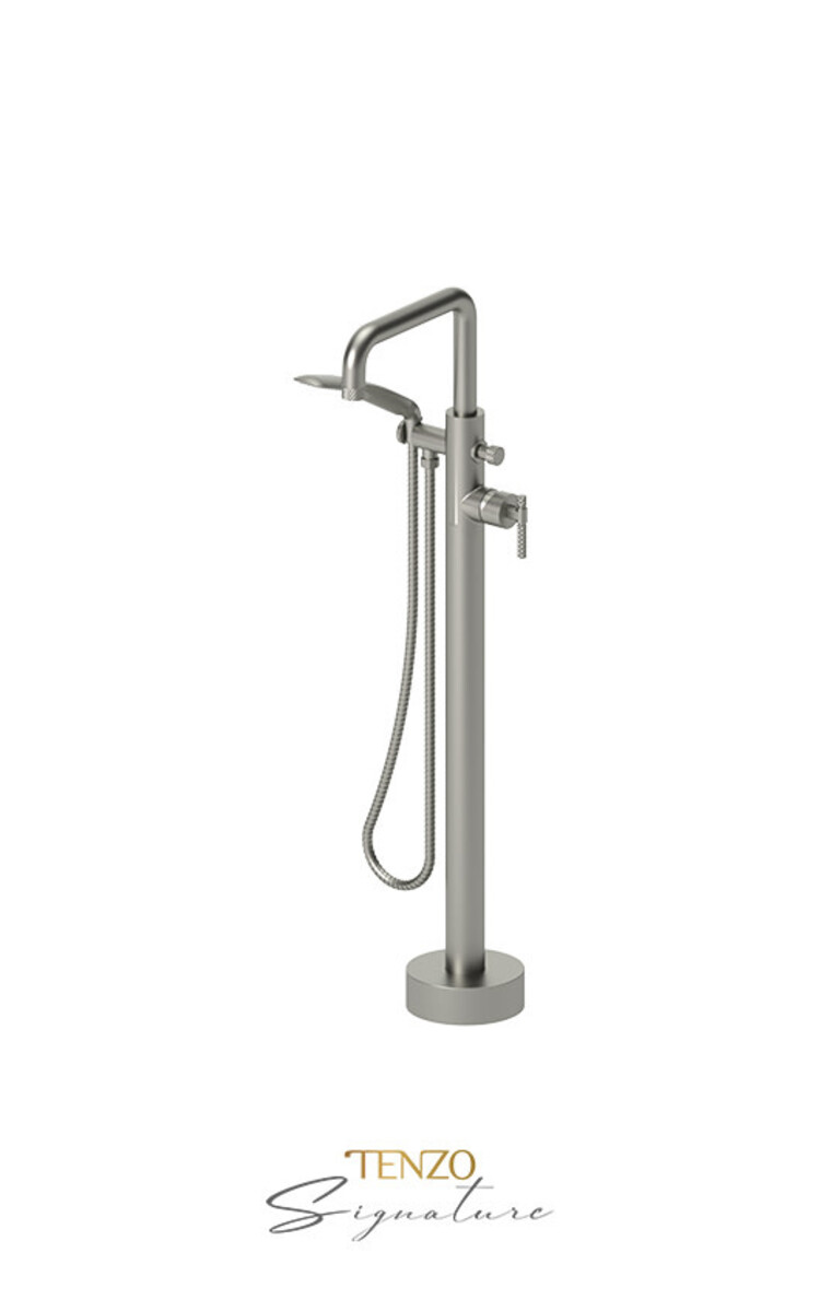 Tenzo Tenzo Bellacio-COARSE Freestanding Tub Filler