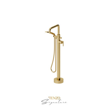 Tenzo Tenzo Bellacio-FINE Freestanding Tub Filler