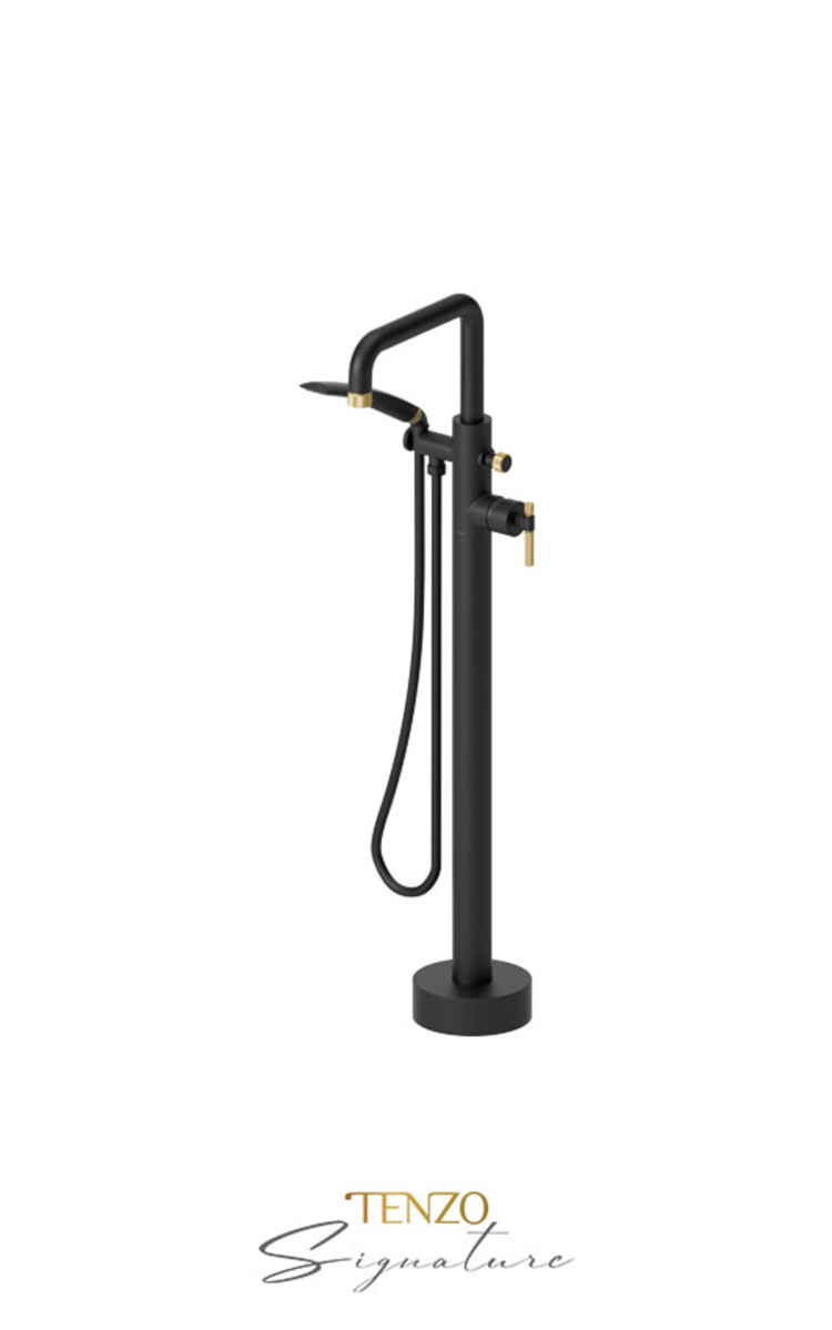 Tenzo Tenzo Bellacio-FINE Freestanding Tub Filler