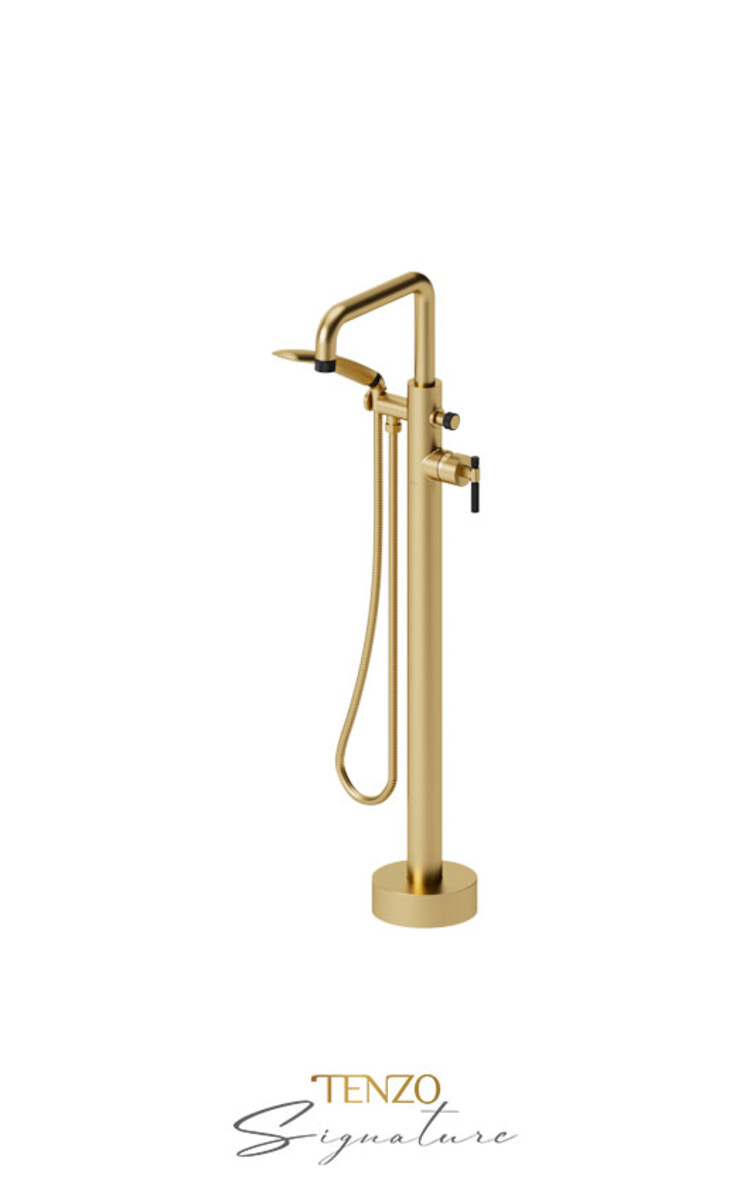 Tenzo Tenzo Bellacio-FINE Freestanding Tub Filler