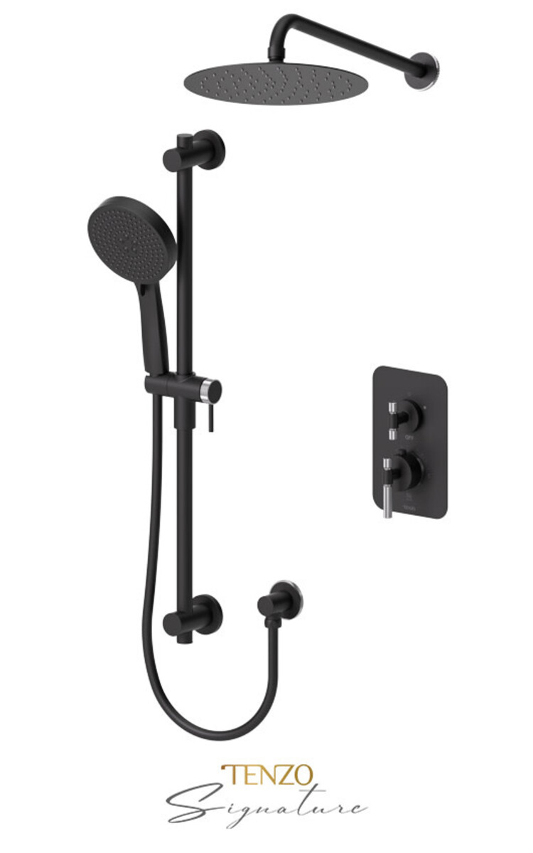 Tenzo Tenzo Bellacio-FINE 2-Way Thermostatic Shower Kit