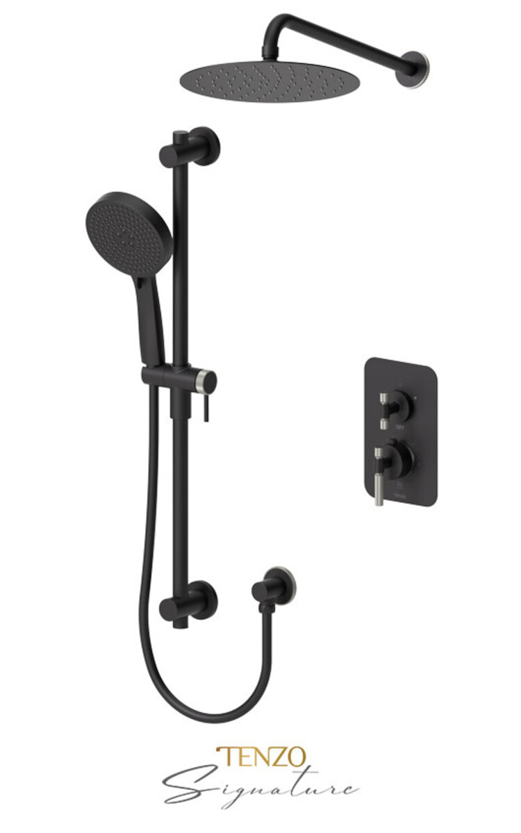 Tenzo Tenzo Bellacio-FINE 2-Way Thermostatic Shower Kit