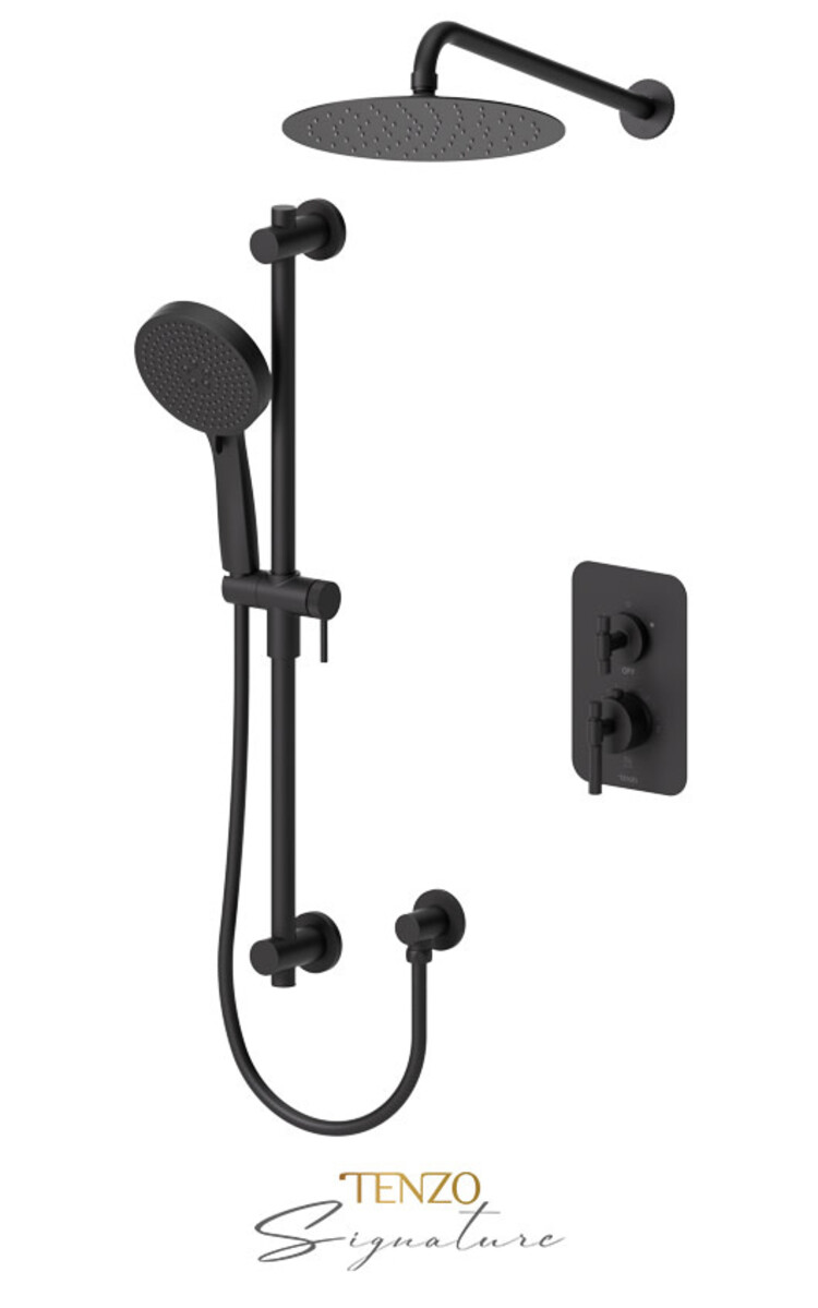Tenzo Tenzo Bellacio-FINE 2-Way Thermostatic Shower Kit