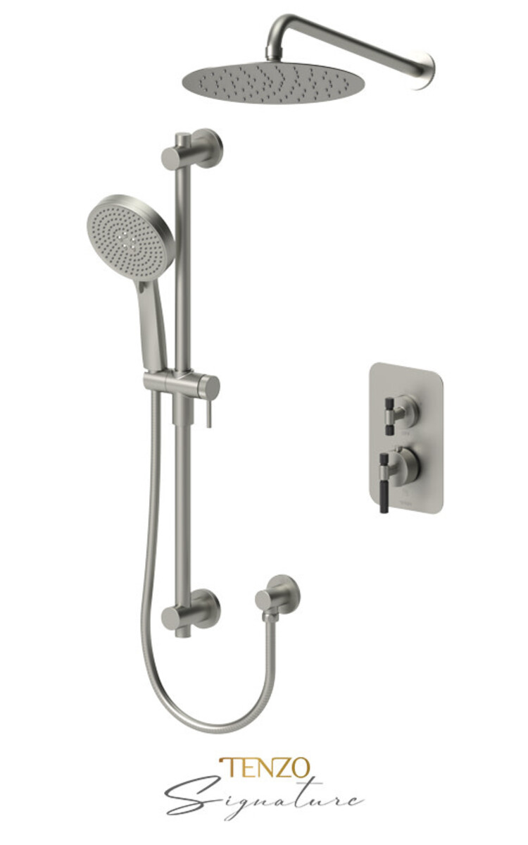 Tenzo Tenzo Bellacio-FINE 2-Way Thermostatic Shower Kit