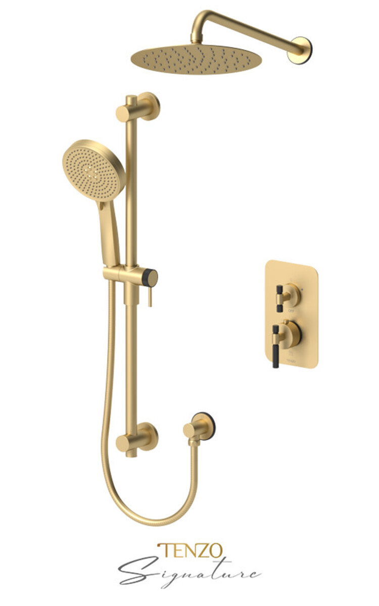 Tenzo Tenzo Bellacio-FINE 2-Way Thermostatic Shower Kit