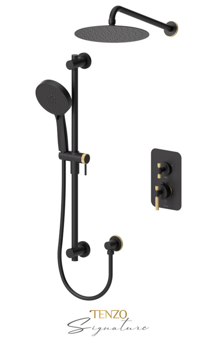 Tenzo Tenzo Bellacio-FINE 2-Way Thermostatic Shower Kit