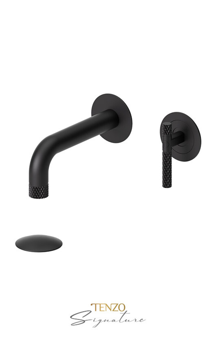 Tenzo Tenzo Bellacio-COARSE 8" Wall-Mount Lav Faucet LESS PLate