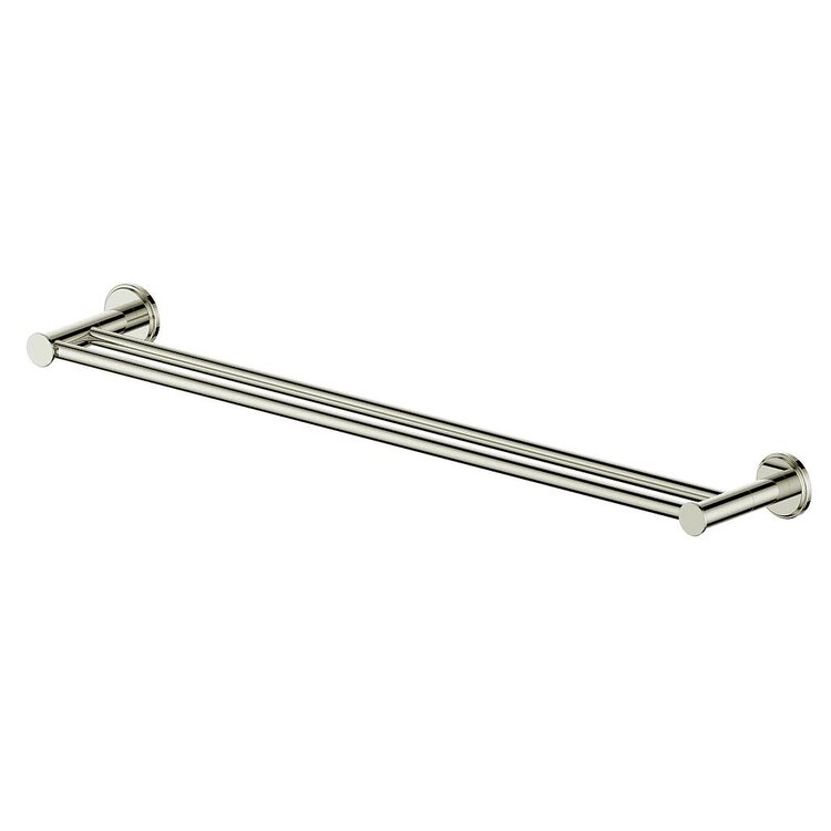 Vogt Vogt Zehn 24" Double Towel Bar Polished Nickel