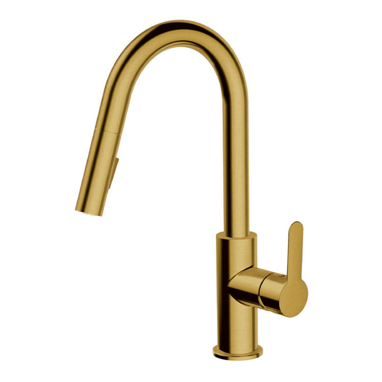 Aquabrass Aqua Brass Barley Pull-Out Kitchen Faucet