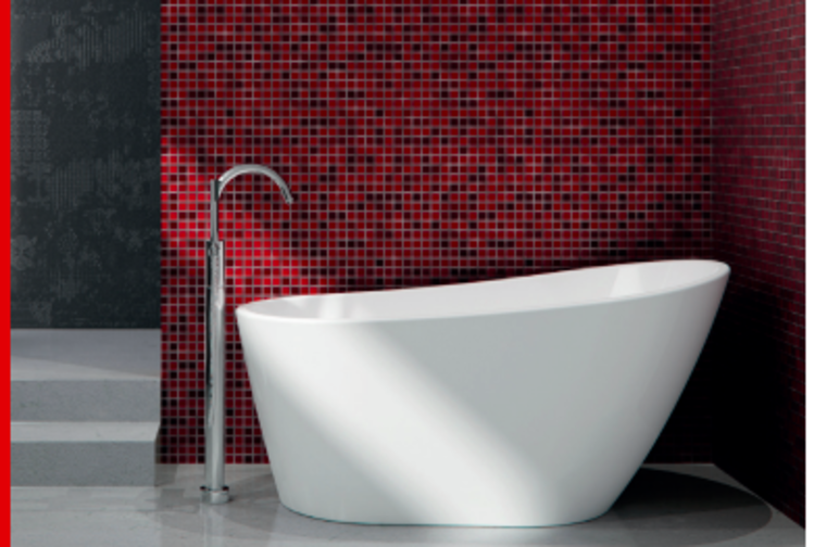 Neptune Neptune Malaga 60"x32" Freestanding Acrylic Tub