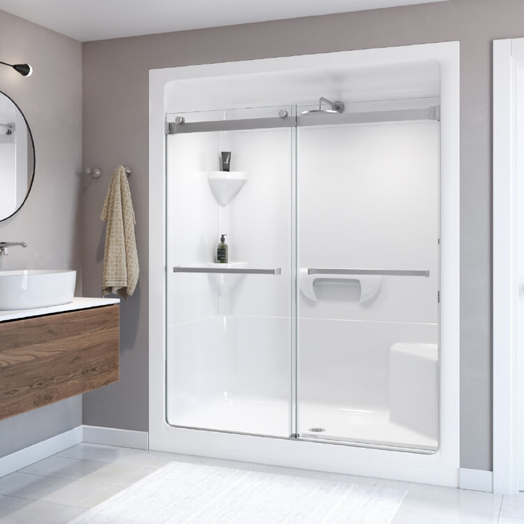 Longevity Longevity Regent 9170 White 1pc Acrylic Shower Unit