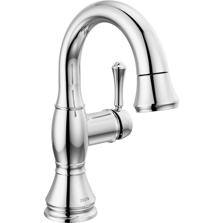 Delta Cassidy Single Handle Pull Down Bathroom Faucet