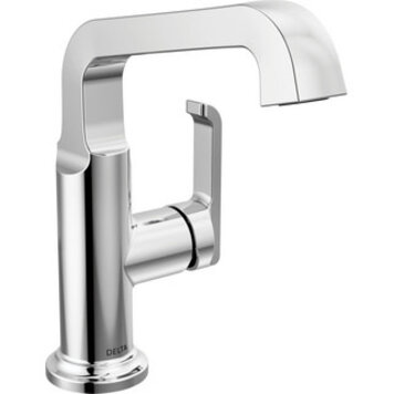 Delta Tetra Straight Single Side Handle Lav Faucet