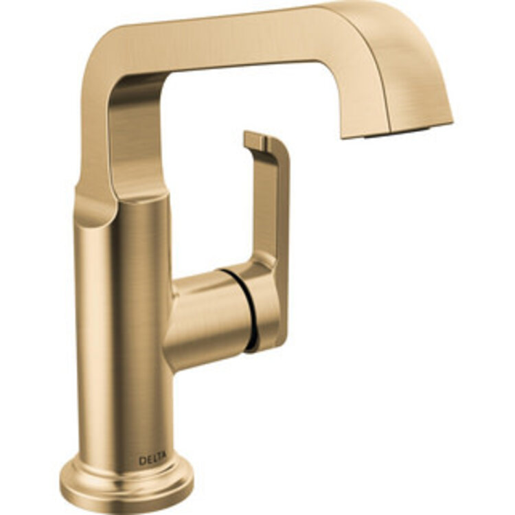 Delta Tetra Straight Single Side Handle Lav Faucet