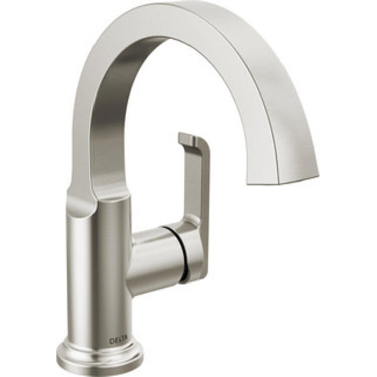 Delta Tetra Arc Single Side Handle Lav Faucet