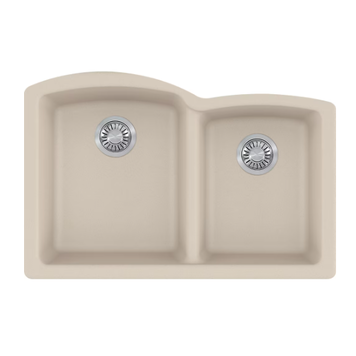 Franke Franke Ellipse Granite Undermount Kitchen Sink Double Bowl (60/40) 33" x 22" x 9"