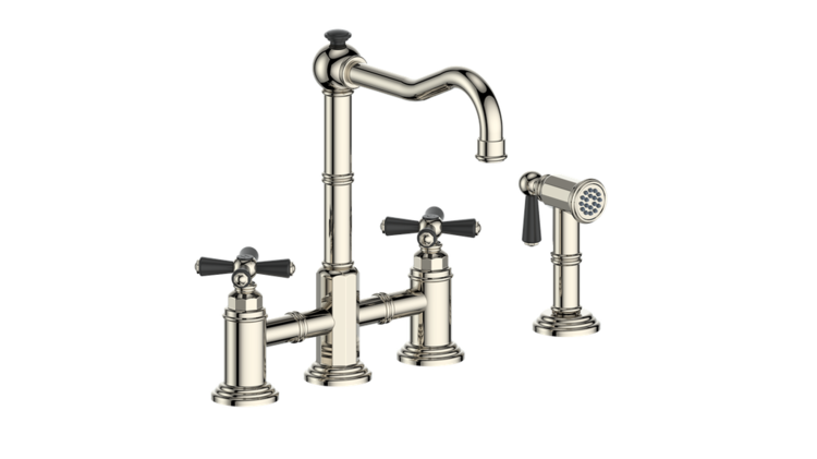 Vogt Vogt Carinthia Bridge Kitchen Faucet w Side Spray