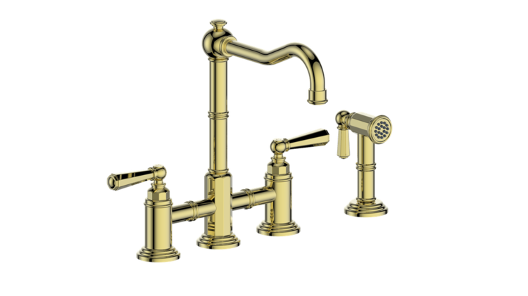 Vogt Vogt Carinthia Bridge Kitchen Faucet w Side Spray