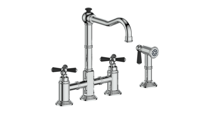 Vogt Vogt Carinthia Bridge Kitchen Faucet w Side Spray