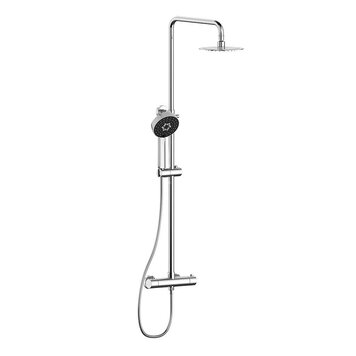 Vogt Vogt Worgl 2-Way Thermostatic Exposed Shower System Chrome