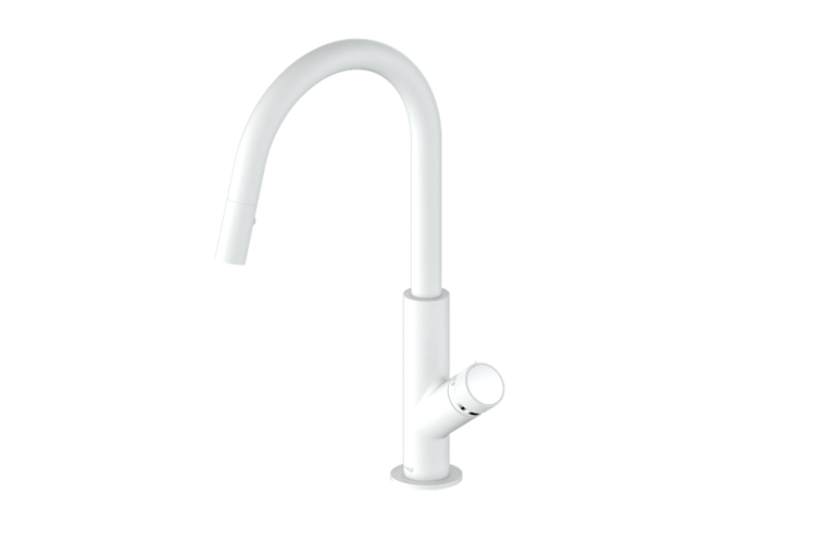 Vogt Vogt Mond Gooseneck Pull Down Kitchen Faucet