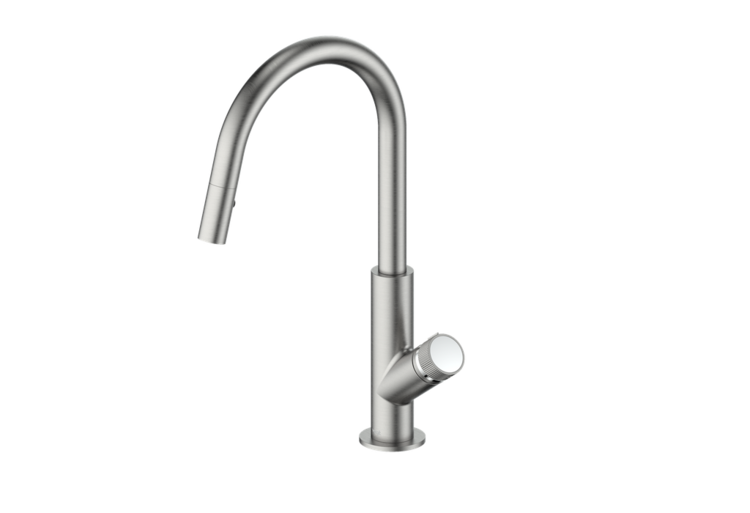 Vogt Vogt Mond Gooseneck Pull Down Kitchen Faucet